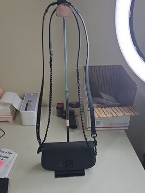 Tory Burch Britten Crossbody Bag In Matte Black